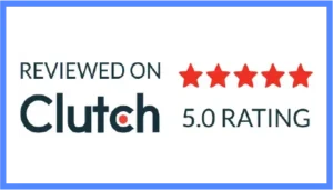 Clutch review badge for SEMRUX